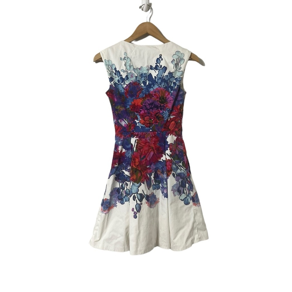 KAREN MILLEN Floral Multi Color Formal Dress - Picture 3 of 6